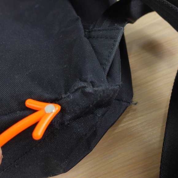 MARC JACOBS Bag Adult Black Backpack Medium Nylon Travel Lightweight DEFECTS - Picture 8 of 16